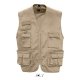 SOL'S - GILET REPORTER MULTIPOCHES - WILD