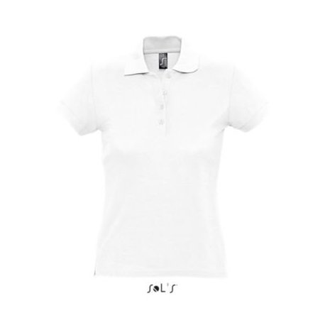 SOL'S - POLO FEMME - PASSION - BLANC