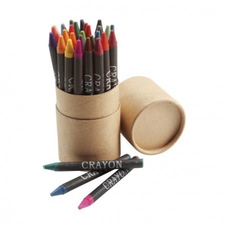 BERNT - TUBE DE 30 CRAYONS GRAS. PERSONNALISABLE