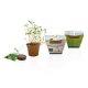 KIT JARDIN ECOLO - POT BIODÉGRADABLE PAILLE DE RIZ PUBLICITAIRE