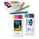 ETUI DE FEUTRES 12 COULEURS RAINBOW PUBLICITAIRE