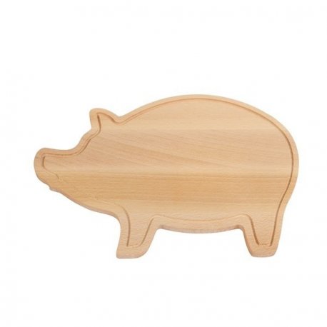 PLANCHE À DÉCOUPER WOODEN PIGGY PERSONNALISABLE