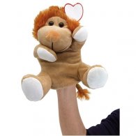 MARIONNETTE EN PELUCHE LION KNOX PUBLICITAIRE