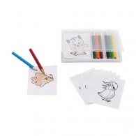 SET DE COLORIAGE CRAZY ANIMALS PUBLICITAIRE