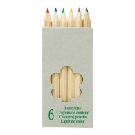 NYSSA - 6 PETITS CRAYONS EN COULEUR TINY TREE PUBLICITAIRE