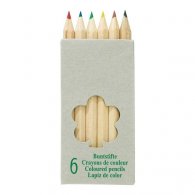 NYSSA - 6 PETITS CRAYONS EN COULEUR TINY TREE PUBLICITAIRE