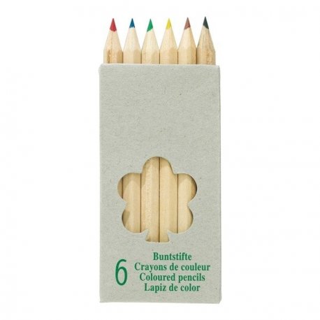 NYSSA - 6 PETITS CRAYONS EN COULEUR TINY TREE PUBLICITAIRE