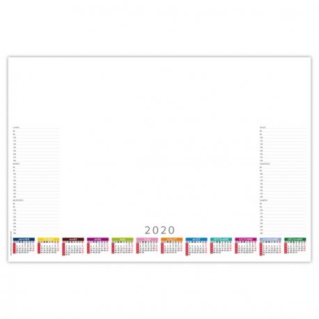 SOUS-MAIN STENO 500 X 350 MM 25 FEUILLETS PERSONNALISABLE