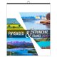 ILLUSTRE PAYSAGES ET PATRIMOINE - 13 FEUILLETS - 330X400MM - SANS MARQUAGE PERSONNALISABLE