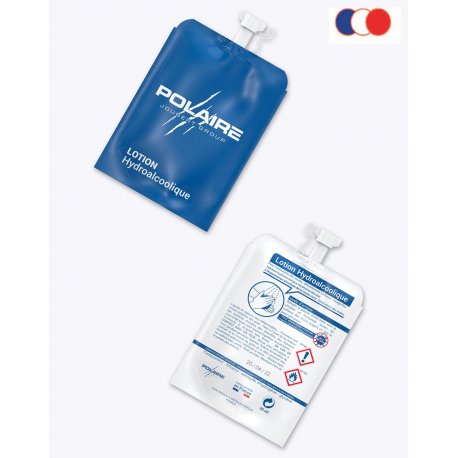 Pochon de lotion hydroalcoolique (25mL) publicitaire - LE cadeau CE