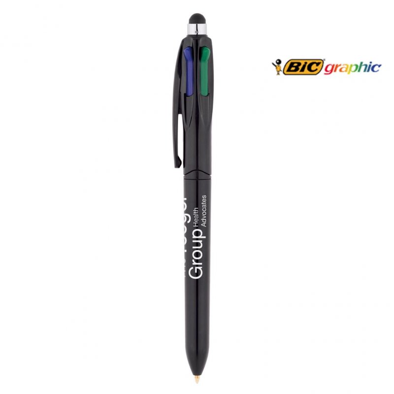 Stylo à bille Bic 4 Couleurs Customize Me Travel - Stylo à bille