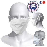 MASQUE FRANCAIS EN TISSU LAVABLE 100 FOIS