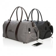 Upton - Sac weekend avec port USB personnalisable