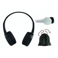 Morgan - Casque compatible Bluetooth® Noir publicitaire