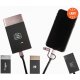 Clever- 500 mAh - Batterie externe logo lumineux personnalisable - LE cadeau CE