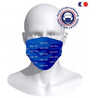 MASQUE FRANCAIS EN TISSU MOTIF LAVABLE 100 FOIS