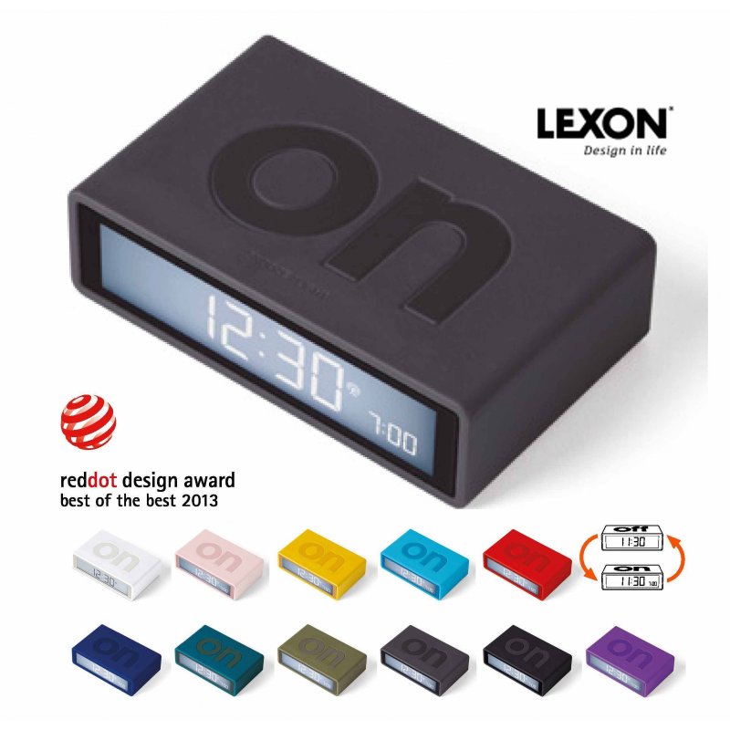 LEXON - Réveil FLIP personnalisable - LE cadeau CE