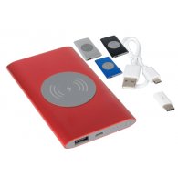 WIRELESS POWER - 4000 mah- Batterie externe induction personnalisable