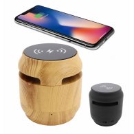 Séverilla - Enceinte Bluetooth chargeur induction  2 en 1 publicitaire