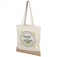 Paloma -Tote bag en coton et jute publicitaire