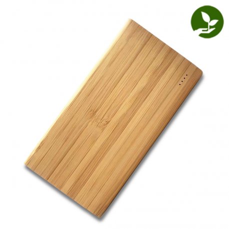 Maya - 10000 mAh - Batterie externe en bois publicitaire - LE cadeau CE