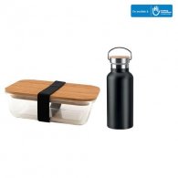 HANDICAP INTERNATIONAL - Duo gourde et lunch box publicitaire - LE cadeau CE