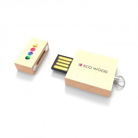 Woody - Clé USB bois publicitaire - LE cadeau CE