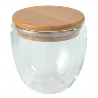 Bamboo art - 250 ml - Verre  double paroi publicitaire - LE cadeau CE