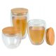 Bamboo art - 250 ml - Verre  double paroi publicitaire - LE cadeau CE