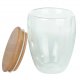 Bamboo art - 250 ml - Verre  double paroi publicitaire - LE cadeau CE