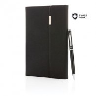 SWISS PEAK - Set carnets de notes A5 et stylo publicitaire