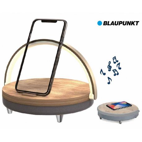 BLAUPUNKT - 3 EN 1 Enceinte chargeur induction et lampe  - LE cadeau CE